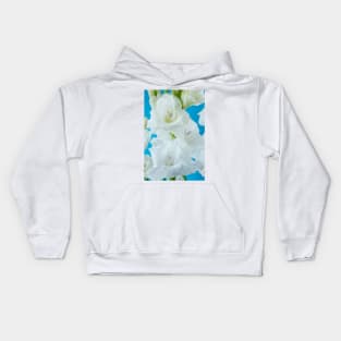 Gladiolus  'White Friendship' Kids Hoodie